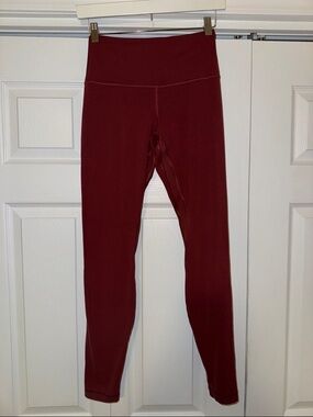 Lululemon Dark Rose/Burgundy Leggings